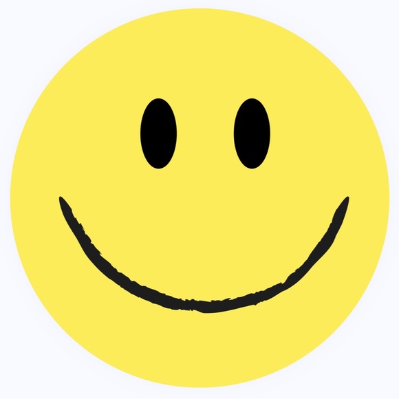 30 SHIPPING STICKERS - 2” ROUND - SMILE - Picture 1 of 3